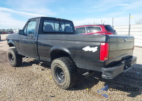 1995 Ford F150 из США, поврежденный, VIN 2FTEF14N5SCA72257